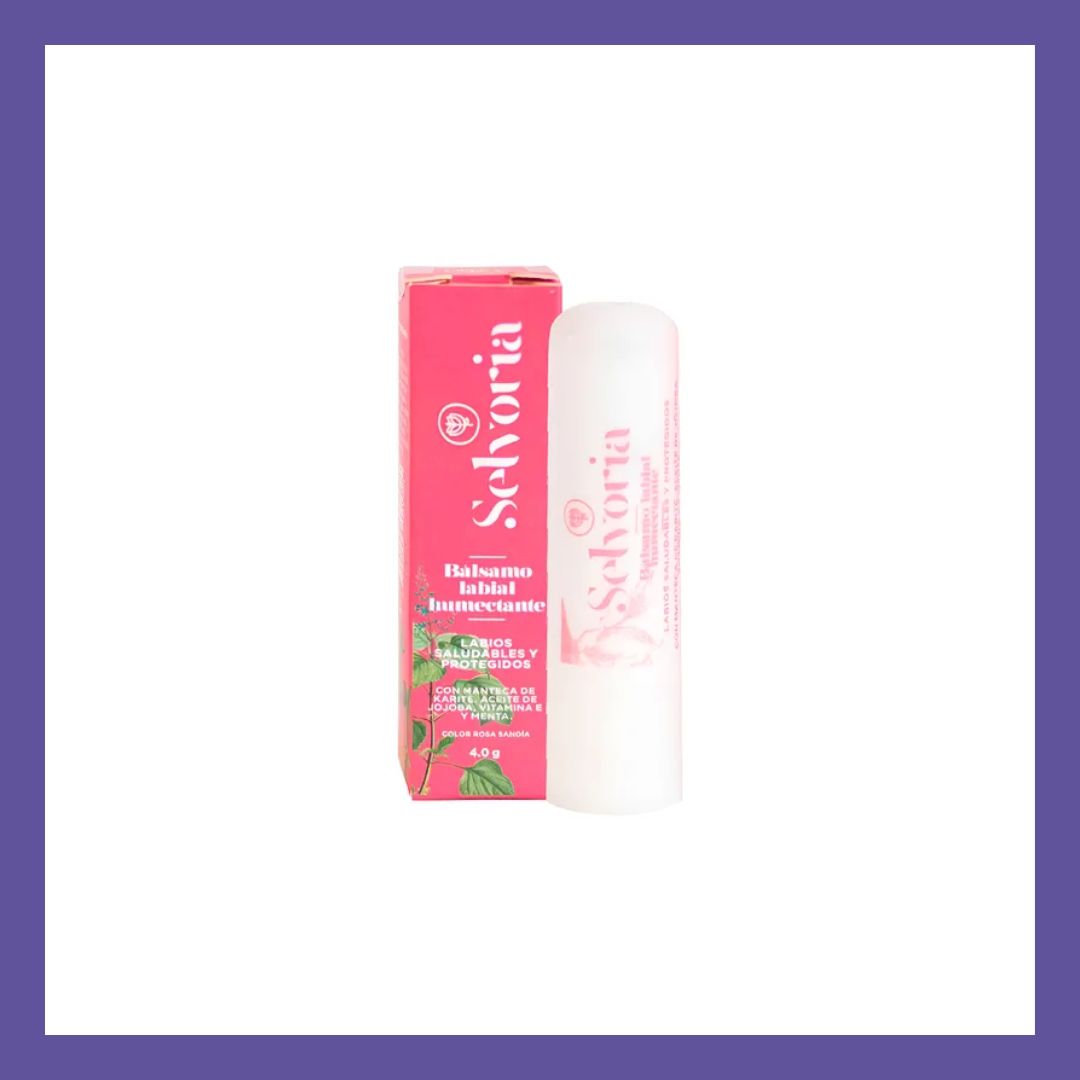 Bálsamo labial humectante (Color Rosa Sandía)