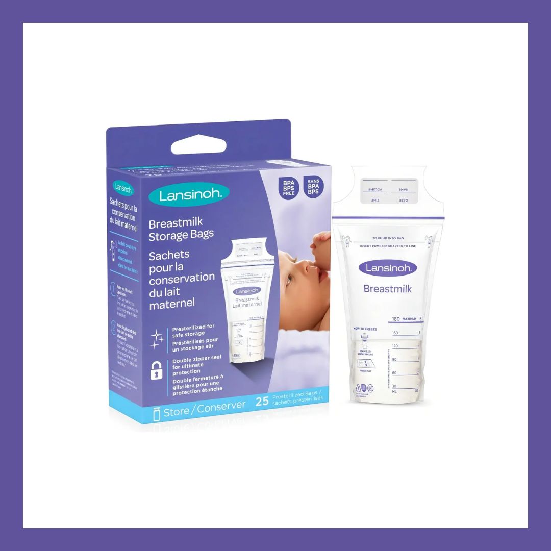 Bolsas para almacenar leche materna